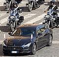 Maserati Quattroporte 2019 mit dem italienischen Präsidenten Sergio Mattarella.  Foto: Auto-Medienportal.Net/Maserati